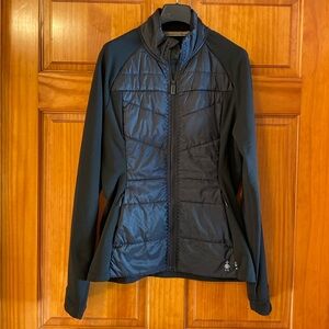 Smartwool fitted quilted wool and polyester jacket